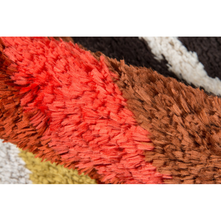 Glover Handmade Performance Red/Yellow/Brown Rug & Reviews AllModern
